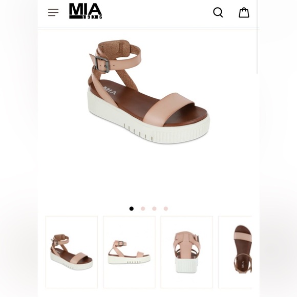 MIA Sandals
Women’s Size 7 1/2 
NWOT 
Color: Blush - Picture 6 of 6